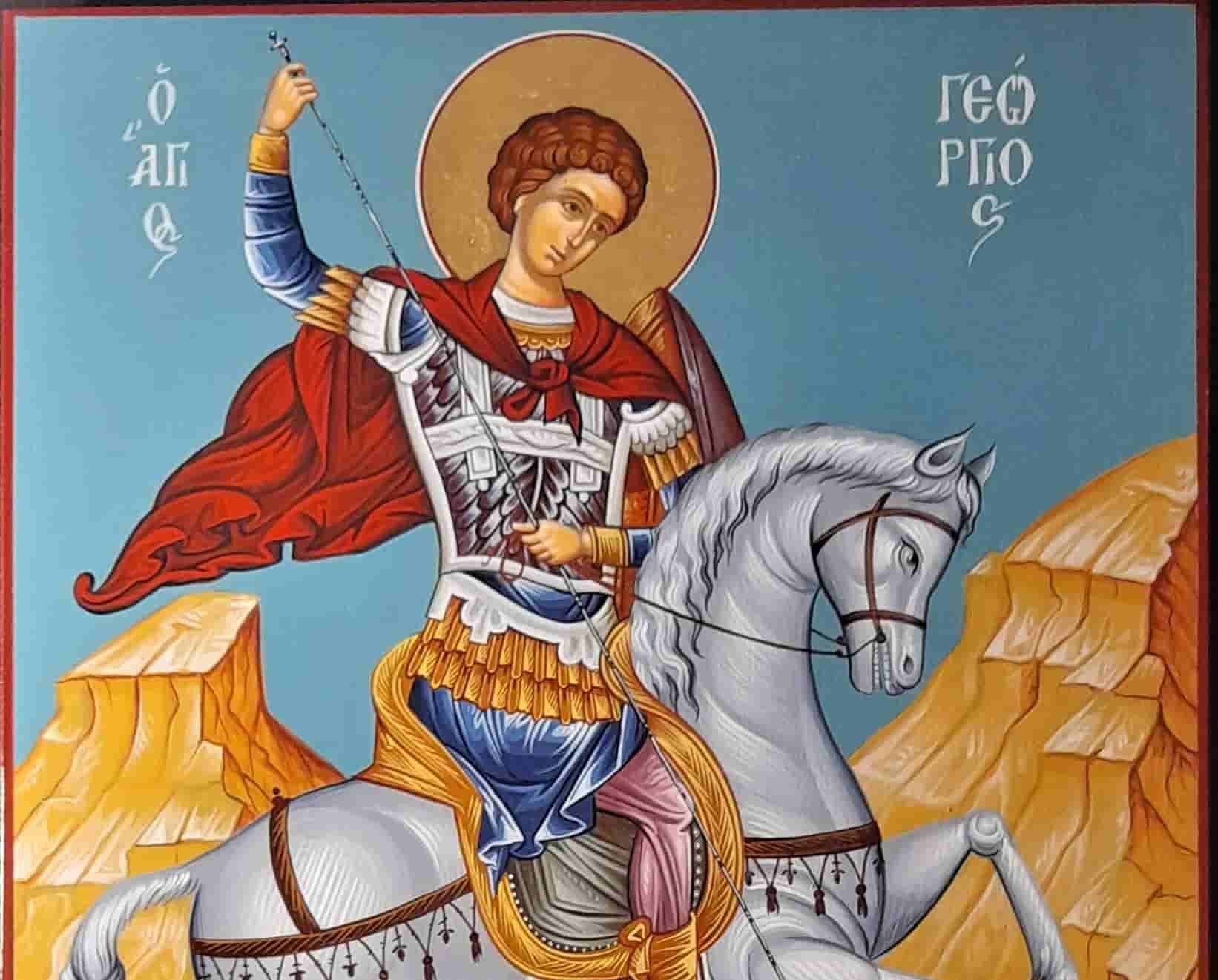 Ο Άγιος Γεώργιος, Τροπαιοφόρος και προστάτης των γεωργών, τιμάται στην Κύπρο στις 23 Απριλίου με εορτές και κοινωνικές εκδηλώσεις. Έχει βαθιά ρίζα στην τοπική παράδοση, ενώ η παρουσία του στη λαϊκή κουλτούρα ενισχύεται μέσω ναών και τραγουδιών. Η ιστορία του εμπνεύσει μια εδραία πίστη και κοινότητα.