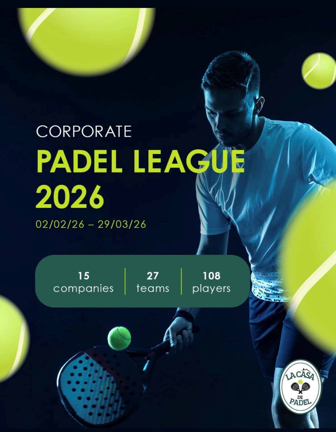Αρχίζει το Corporate Cyprus Padel League 2026