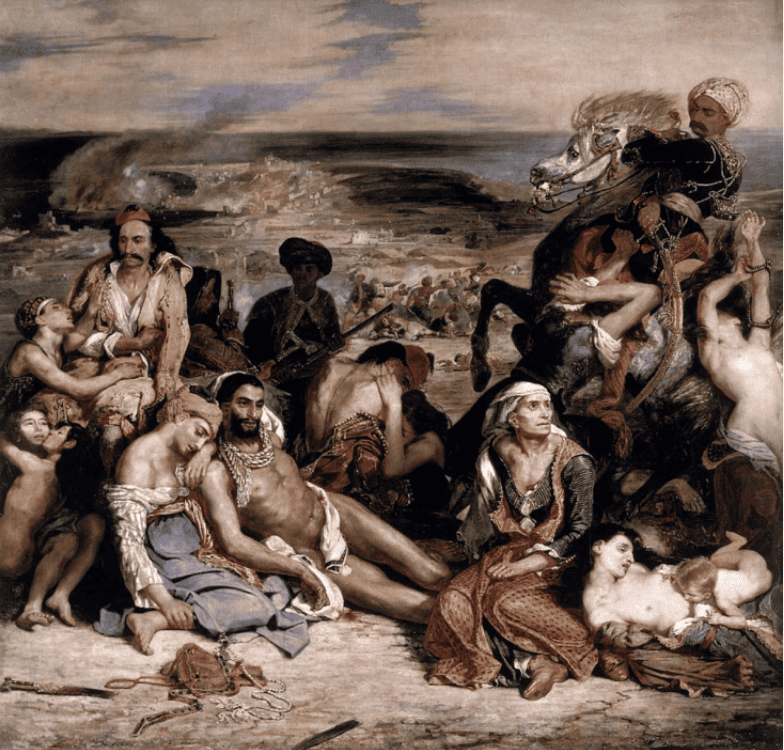 Ελληνική Επανάσταση 1821 πίνακας Eugène Delacroix